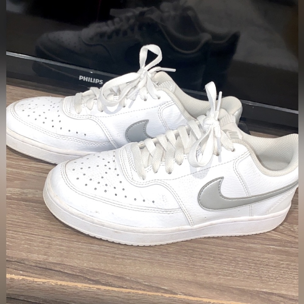 Nike Air Force size 7 with silver detail
